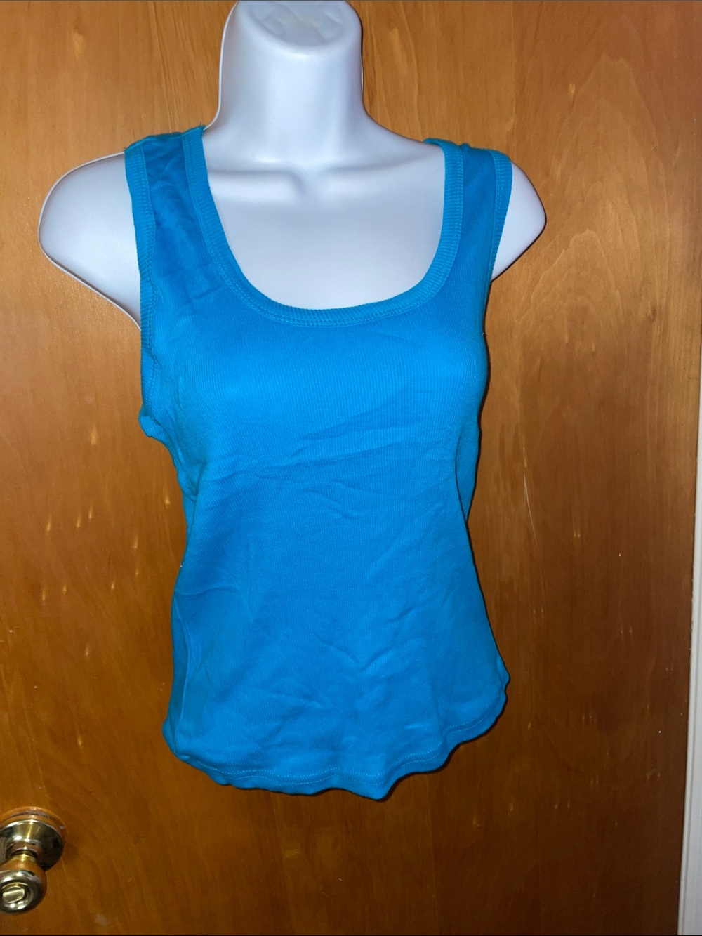 Hot Blue Ribbed Tank 💙 - Picture 3 of 13